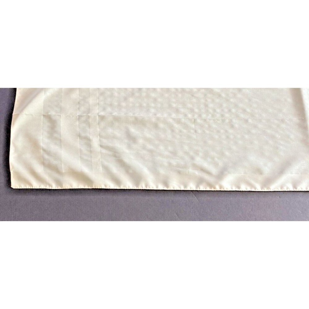 Women’s Scarf Cream Geometric Border Long Rectangle Lightweight Casual Vintage - Picture 8 of 16